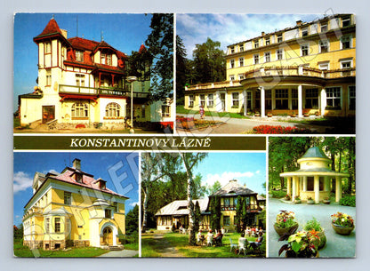 Pohlednice Konstantinovy Lázně – vícefotografická (M10395)