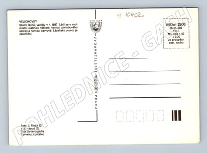 Pohlednice Velichovky – lázně, více pohledů (M10402)