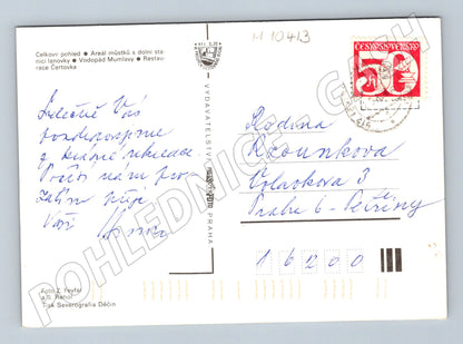 Pohlednice Krkonoše - Harrachov, lanovka, vodopád (M10413)