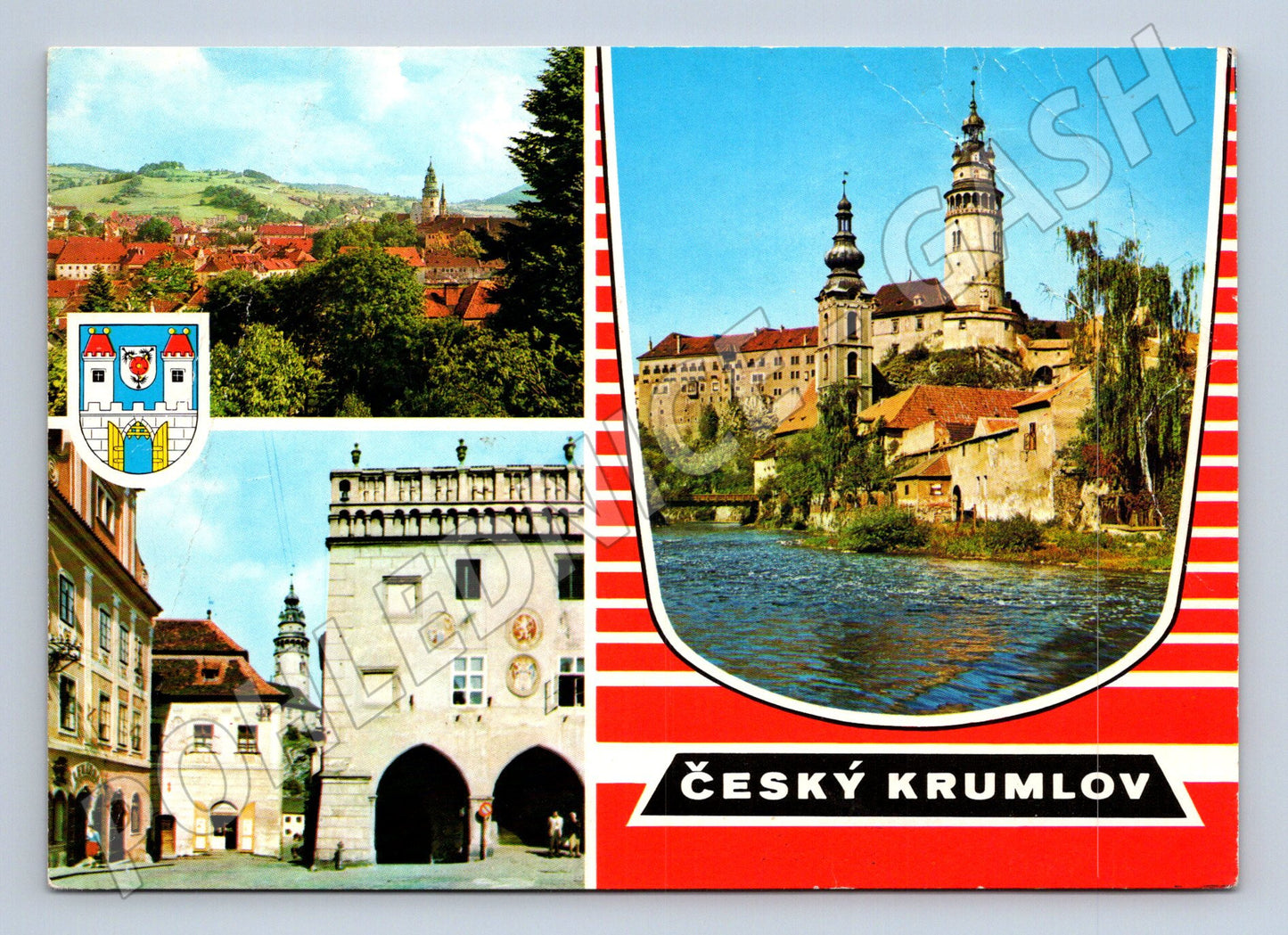 Pohlednice Český Krumlov – zámek a historické centrum (M10415)