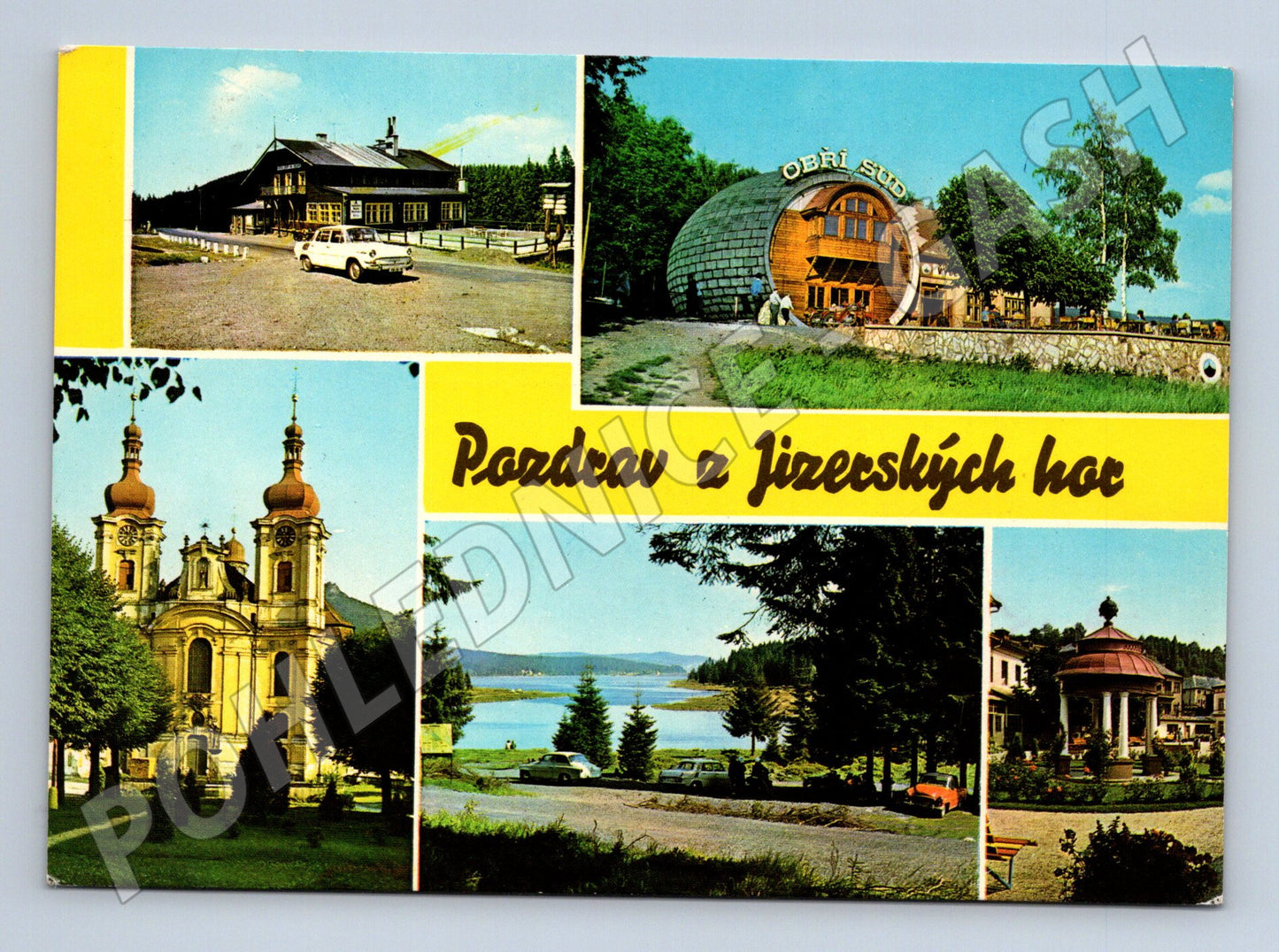Pohlednice Jizerské hory – vícezáběrová pohlednice (M10423)