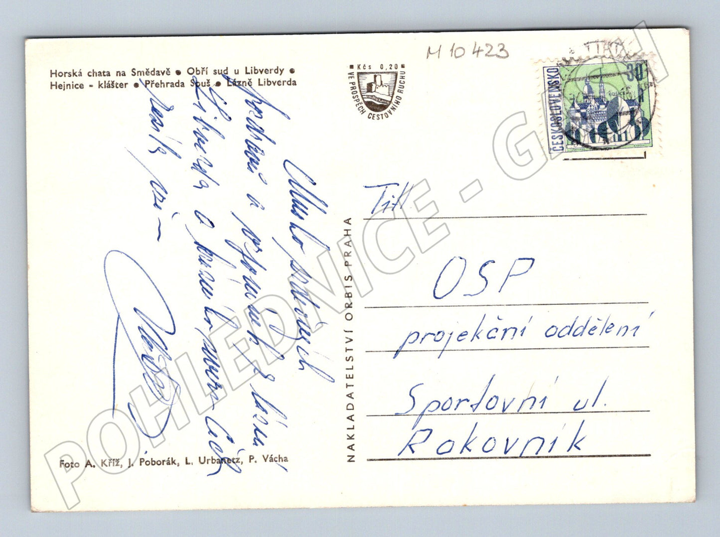 Pohlednice Jizerské hory – vícezáběrová pohlednice (M10423)