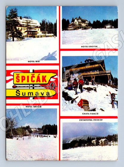Pohlednice Šumava Špičák - zimní středisko (M10432)