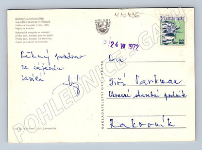 Pohlednice Valašská hospoda Rožnov pod Radhoštěm (M10436)