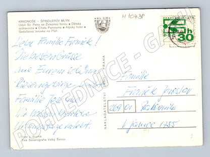 Pohlednice Špindlerův Mlýn – Svatý Petr, Krkonoše (M10438)