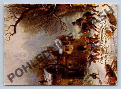 Pohlednice Vánoce Německo 1984 Melsungen do ČSSR (M1044)
