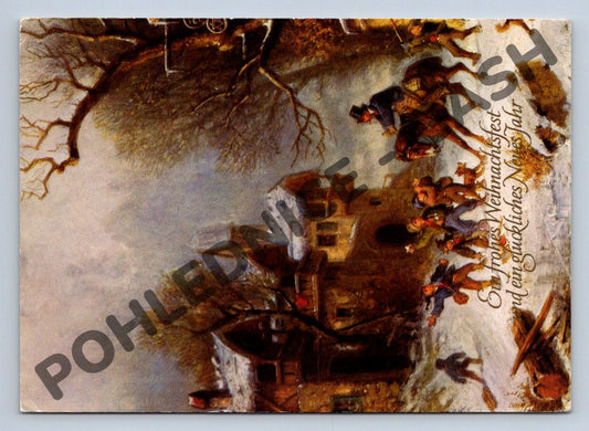 Pohlednice Vánoce Německo 1984 Melsungen do ČSSR (M1044)