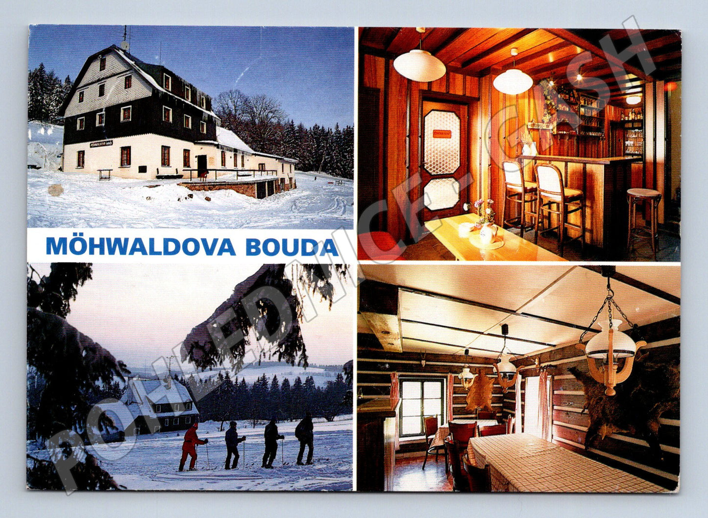 Pohlednice Möhwaldova bouda – Benecko, zimní krajina (M10442)