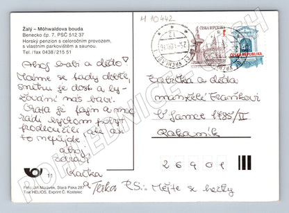 Pohlednice Möhwaldova bouda – Benecko, zimní krajina (M10442)