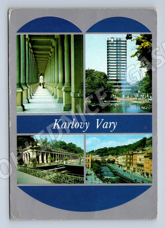 Pohlednice Karlovy Vary - Kolonáda, více pohledů (M10444)