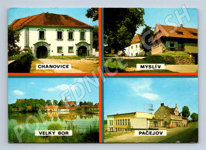 Pohlednice Chanovice, Myslív, Velký Bor, Pačejov (M10445)