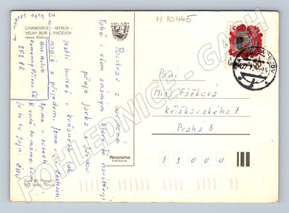 Pohlednice Chanovice, Myslív, Velký Bor, Pačejov (M10445)