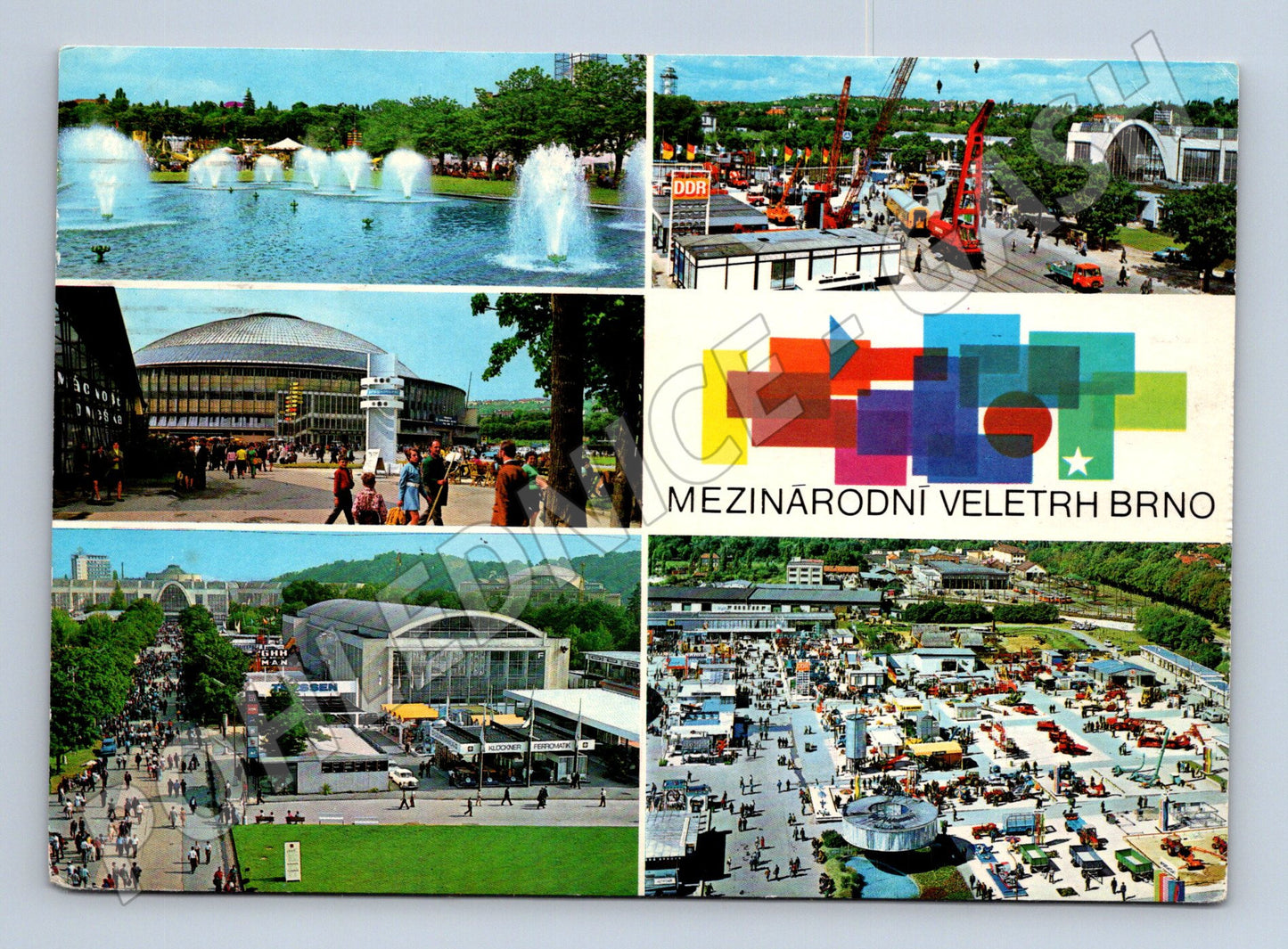 Pohlednice Brno Mezinárodní veletrh 1971 (M10458)