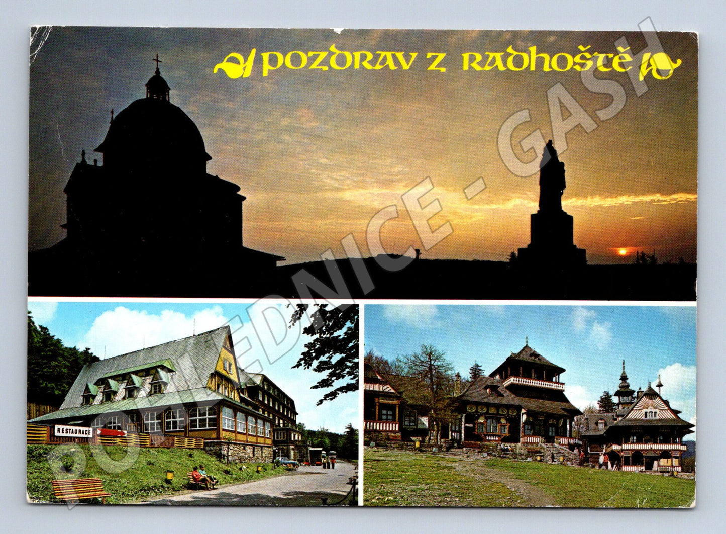 Pohlednice Pozdrav z Radhoště - Beskydy (M10462)
