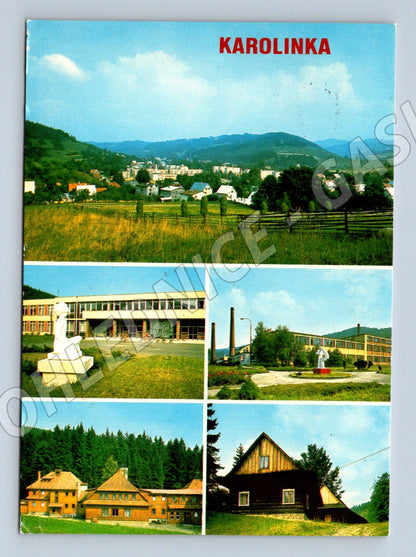Pohlednice Karolinka na Valašsku – koláž (M10465)
