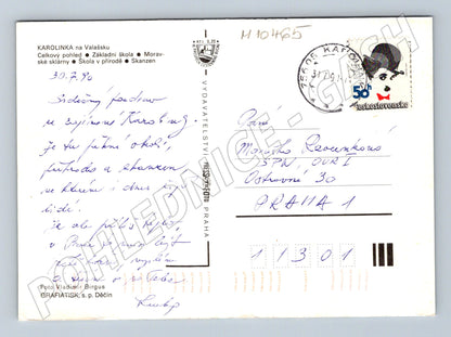 Pohlednice Karolinka na Valašsku – koláž (M10465)