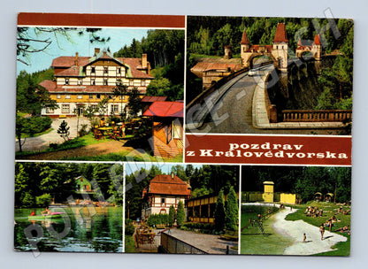 Pohlednice Pozdrav z Královédvorska - 1972, více záběrů (M10471)