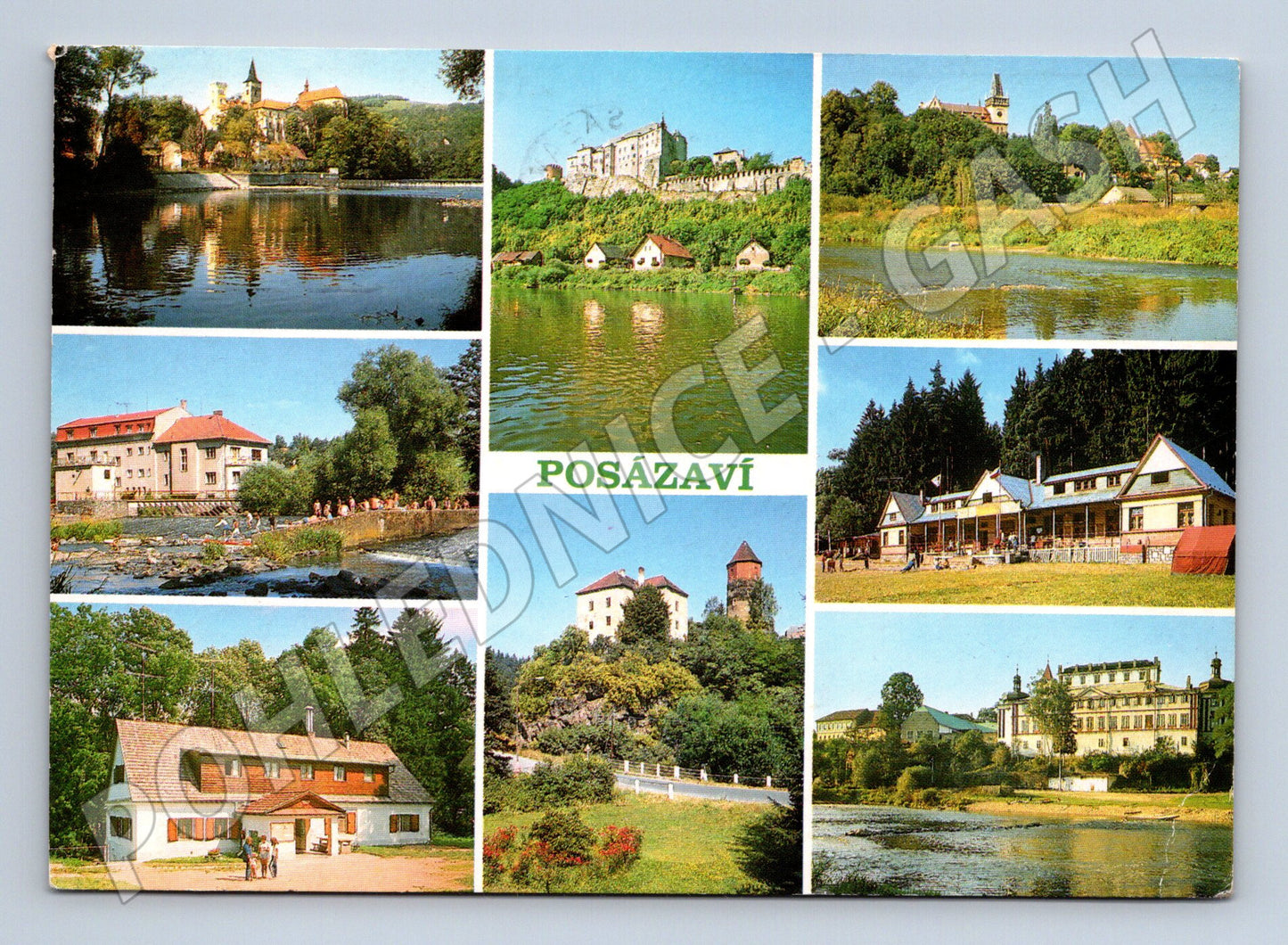 Pohlednice Posázaví - hrady a zámky (M10475)