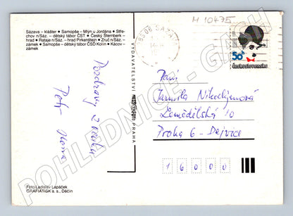 Pohlednice Posázaví - hrady a zámky (M10475)