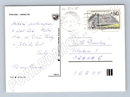 Pohlednice Krkonoše - Labský důl (M10478)