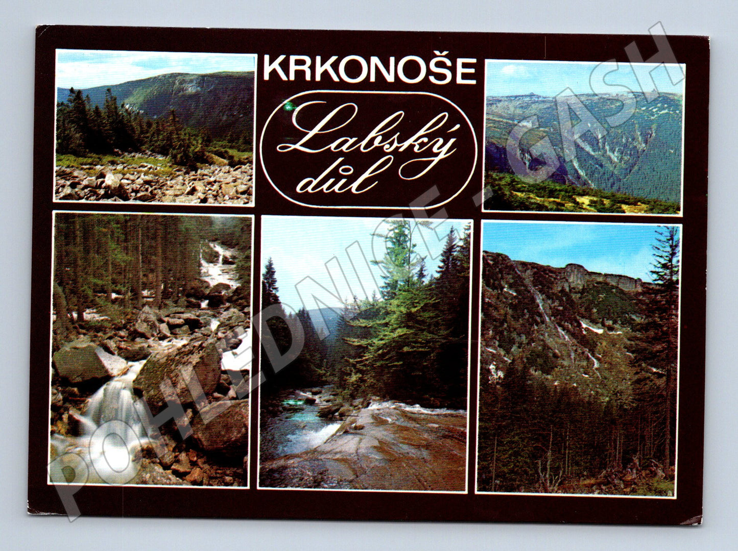 Pohlednice Krkonoše – Labský důl, více záběrů (M10479)