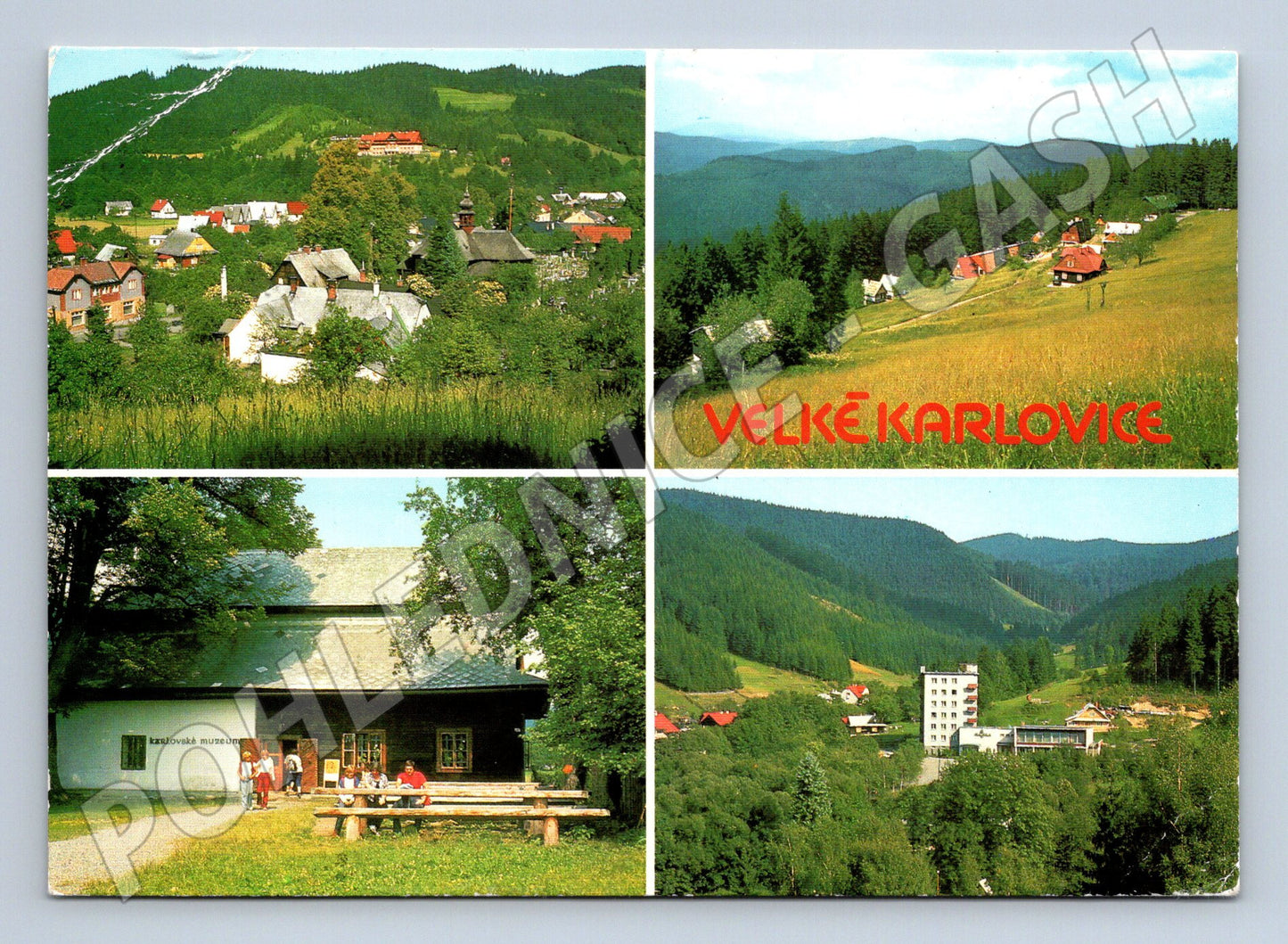 Pohlednice Velké Karlovice, Beskydy (M10480)