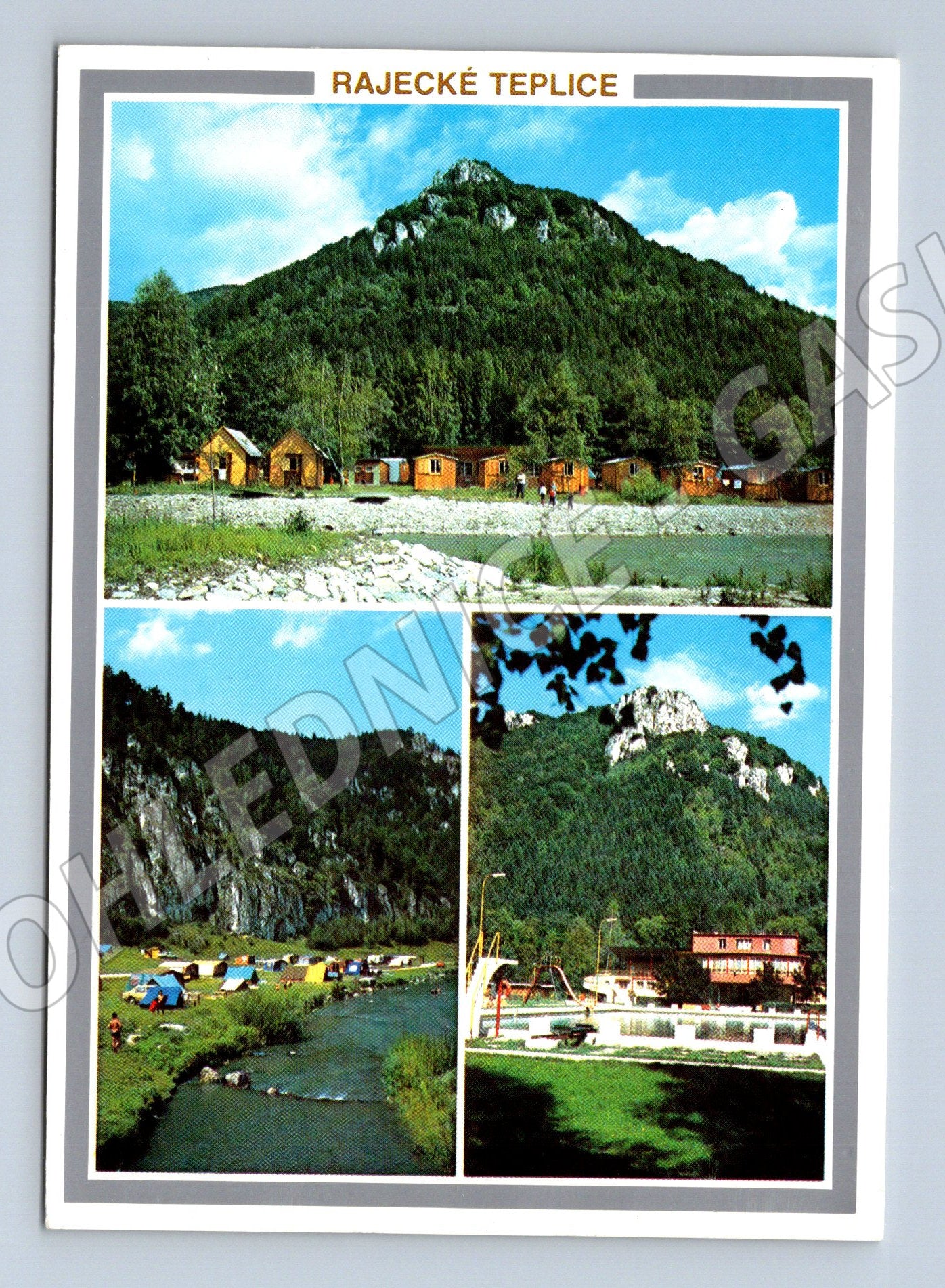 Pohlednice Rajecké Teplice Retro 1989 (M10481)