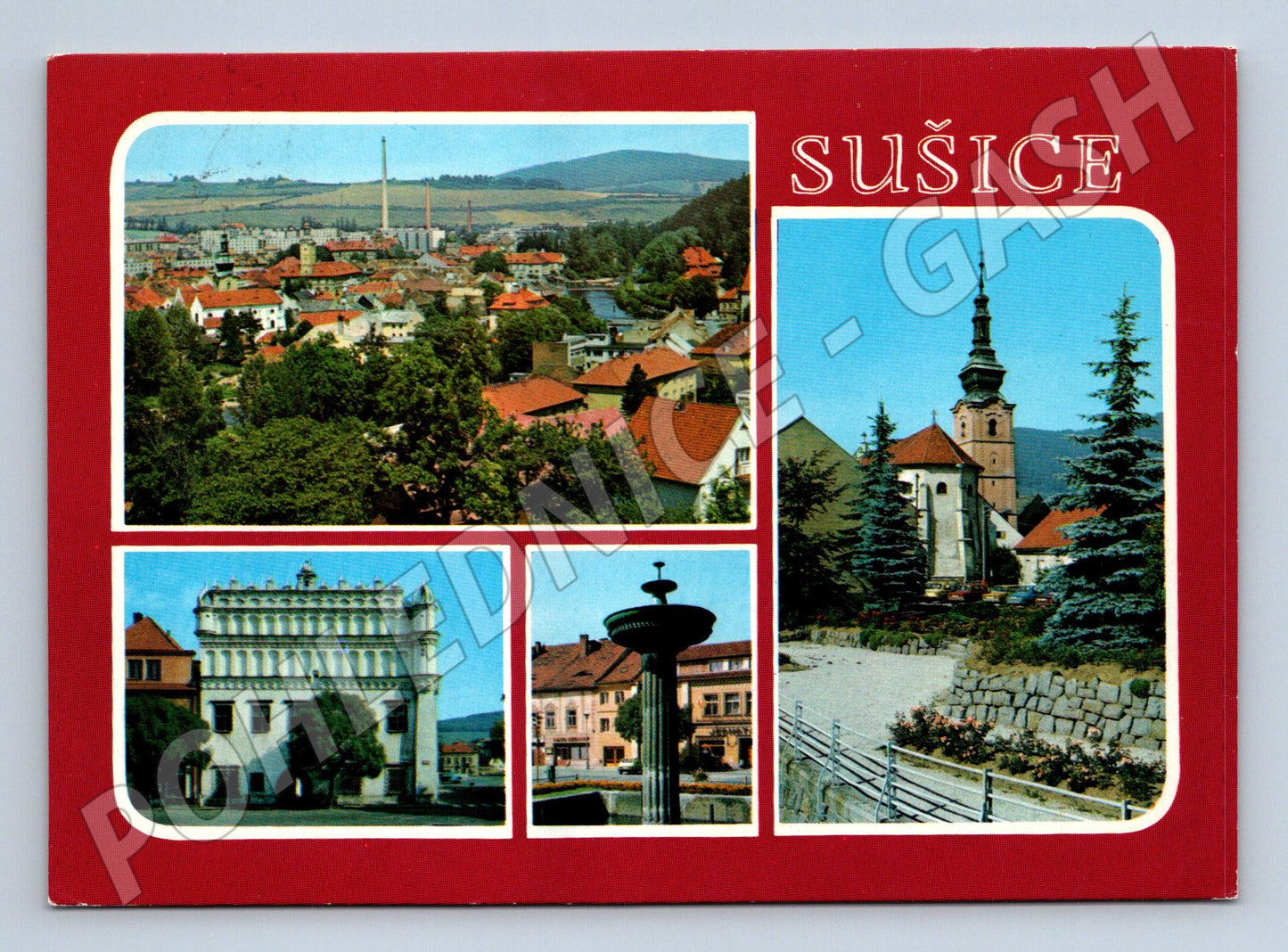 Pohlednice Sušice historická - víceobrázková (M10482)