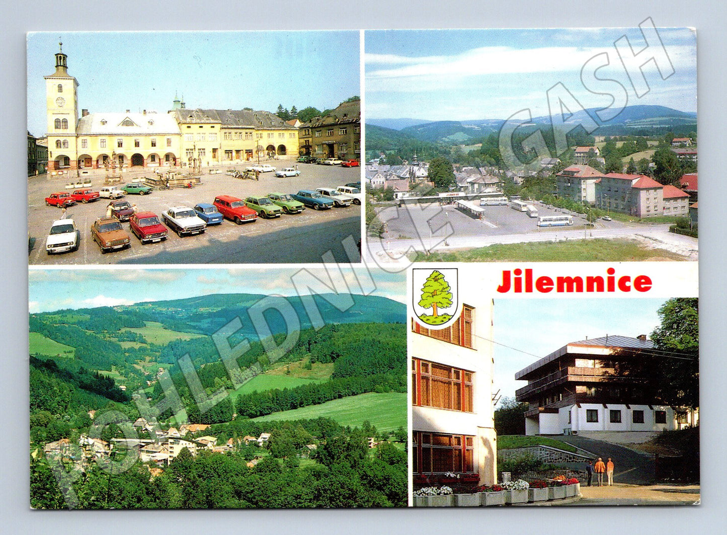 Pohlednice Jilemnice víceobrázková (M10489)