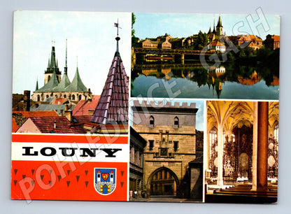 Pohlednice Louny Památky - více pohledů (M10491)