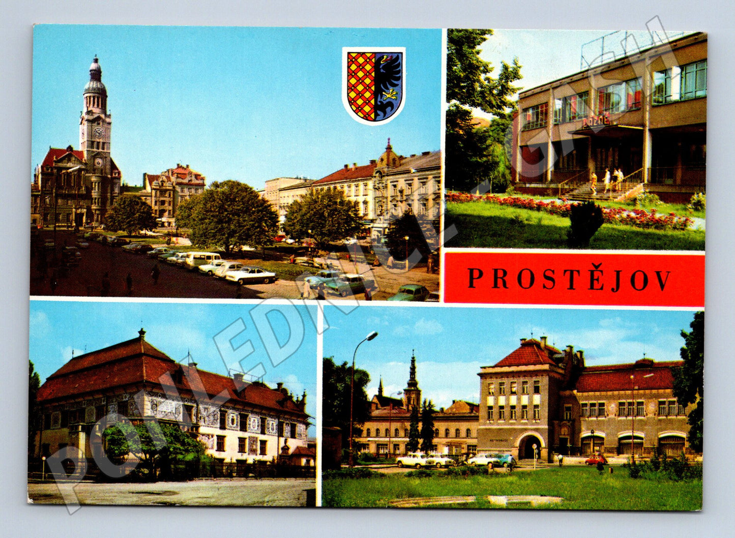 Pohlednice Prostějov Památky a radnice (M10492)