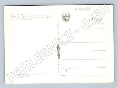Pohlednice Lázně Jeseník – koláž (M10496)