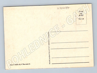 Pohlednice zámek Hrubá Skála - Český ráj (M10497)