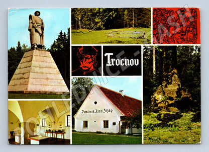 Pohlednice Troncov – památník Jana Žižky (M10499)