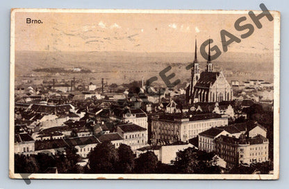 Pohlednice Brno katedrála sv Petra a Pavla 1913 (M105)