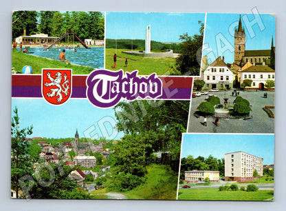 Pohlednice Tachov, více záběrů (M10500)