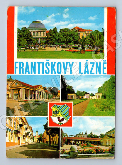 Pohlednice Františkovy Lázně – historické motivy města (M10509)