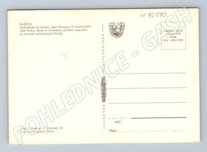 Pohlednice Sušice – Brána Šumavy (M10510)