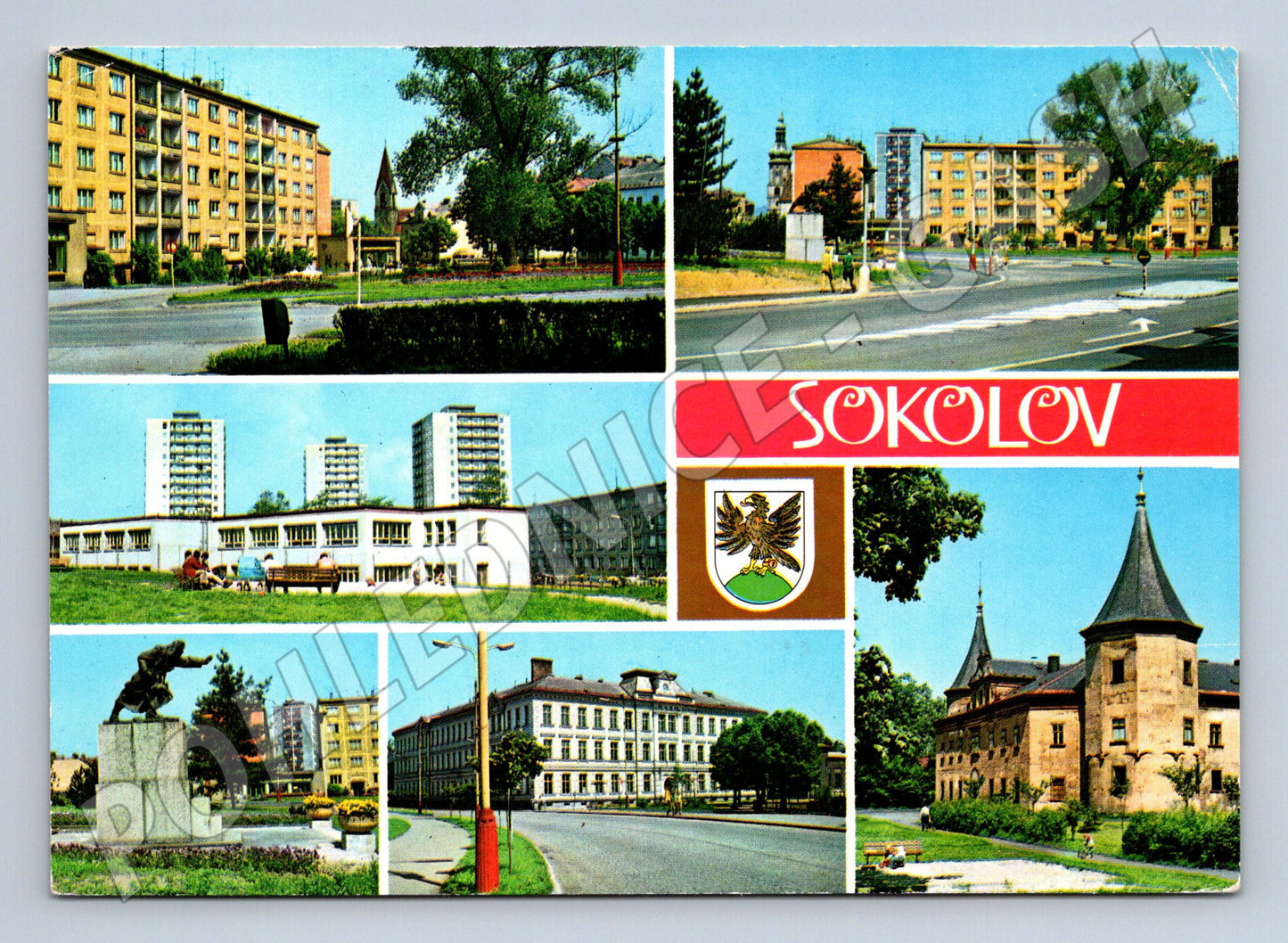 Pohlednice Sokolov – vícepartiová (M10511)