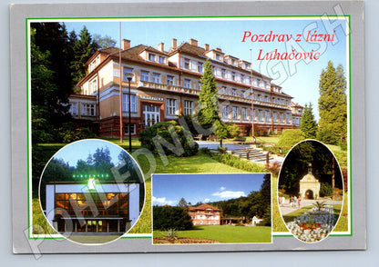 Pohlednice Luhačovice Pozdrav z lázní (M10512)