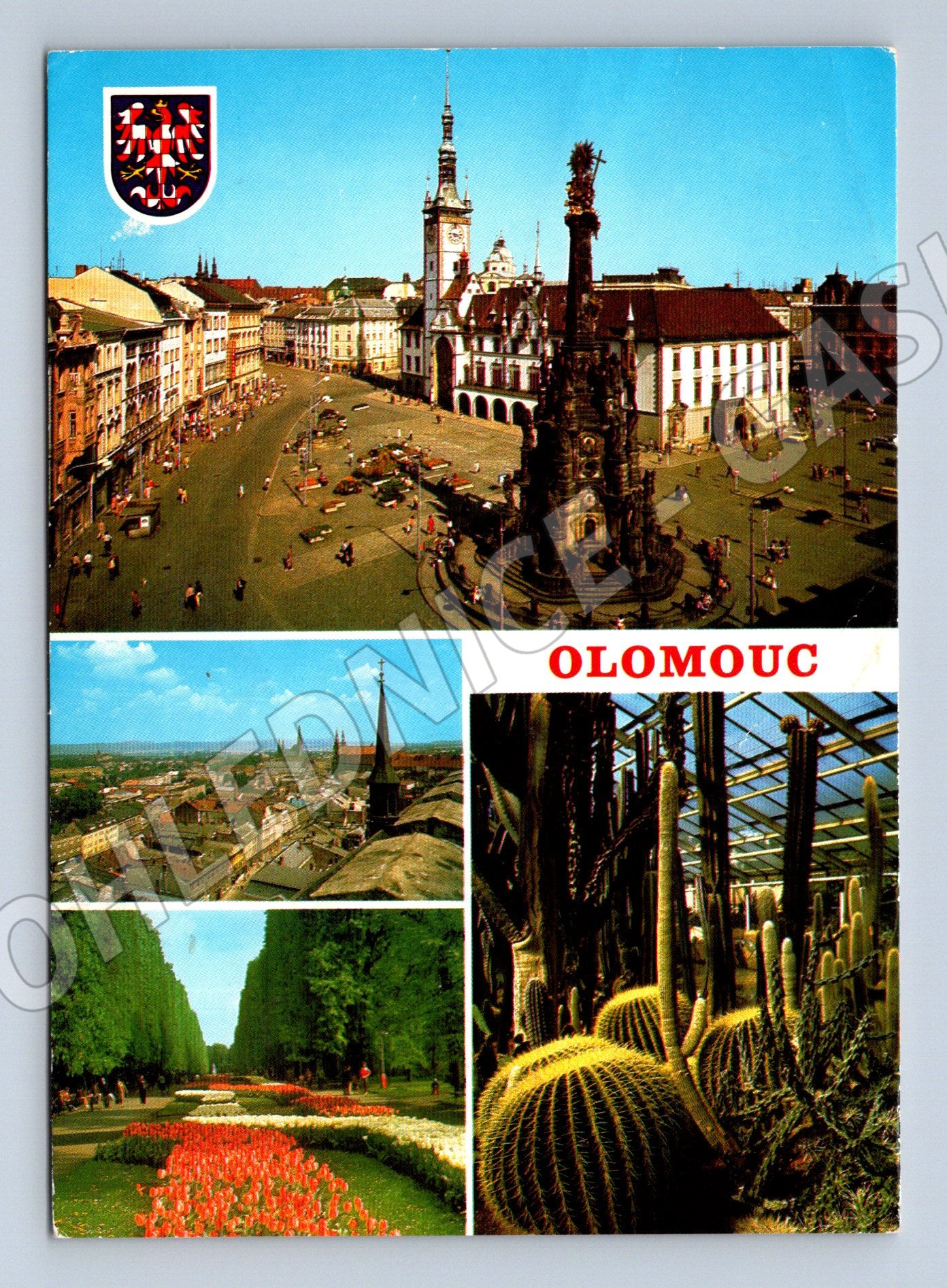 Pohlednice Olomouc - více záběrů města (M10517)