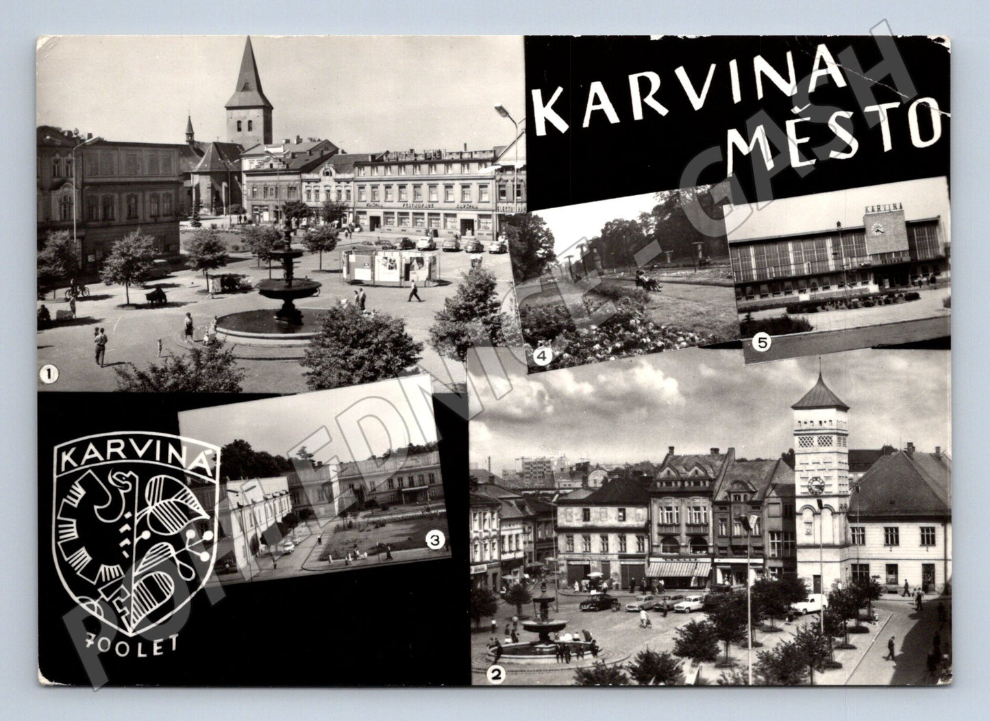 Pohlednice Karviná město - 700 let města (M10518)