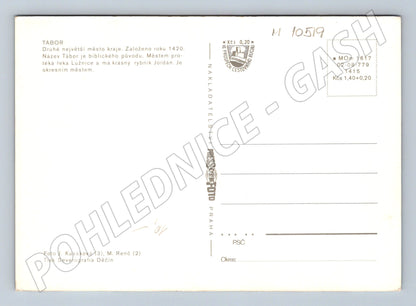 Pohlednice Tábor – koláž památek (M10519)