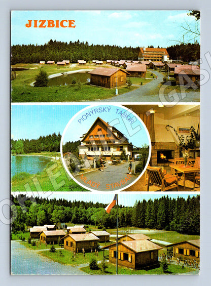Pohlednice Jizbice – Pionýrský tábor Mladý stavbař (M10522)