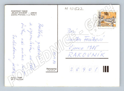 Pohlednice Jizbice – Pionýrský tábor Mladý stavbař (M10522)