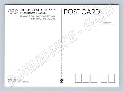 Pohlednice Františkovy Lázně – letecký pohled (M10526)