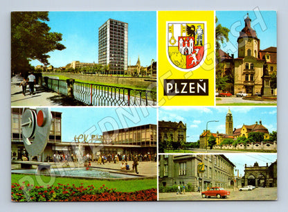 Pohlednice Plzeň vícevýhledová (M10528)