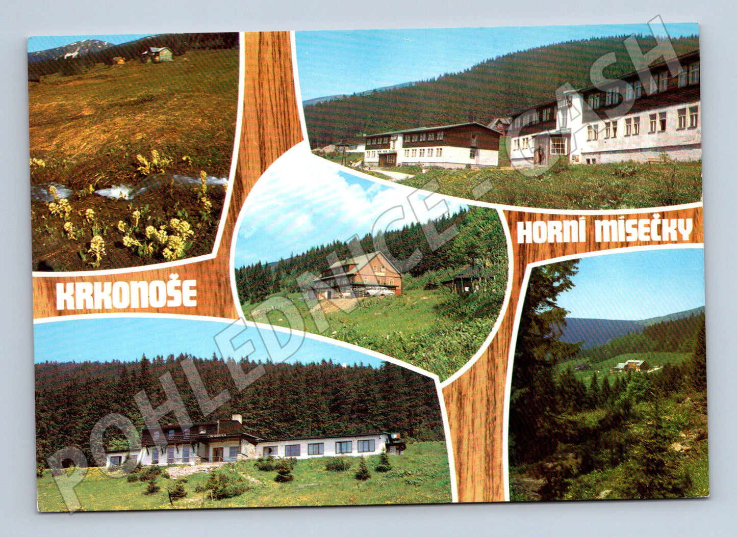 Pohlednice Krkonoše Horní Mísečky – horské chaty (M10537)