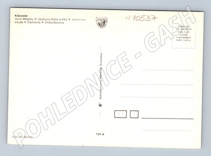 Pohlednice Krkonoše Horní Mísečky – horské chaty (M10537)