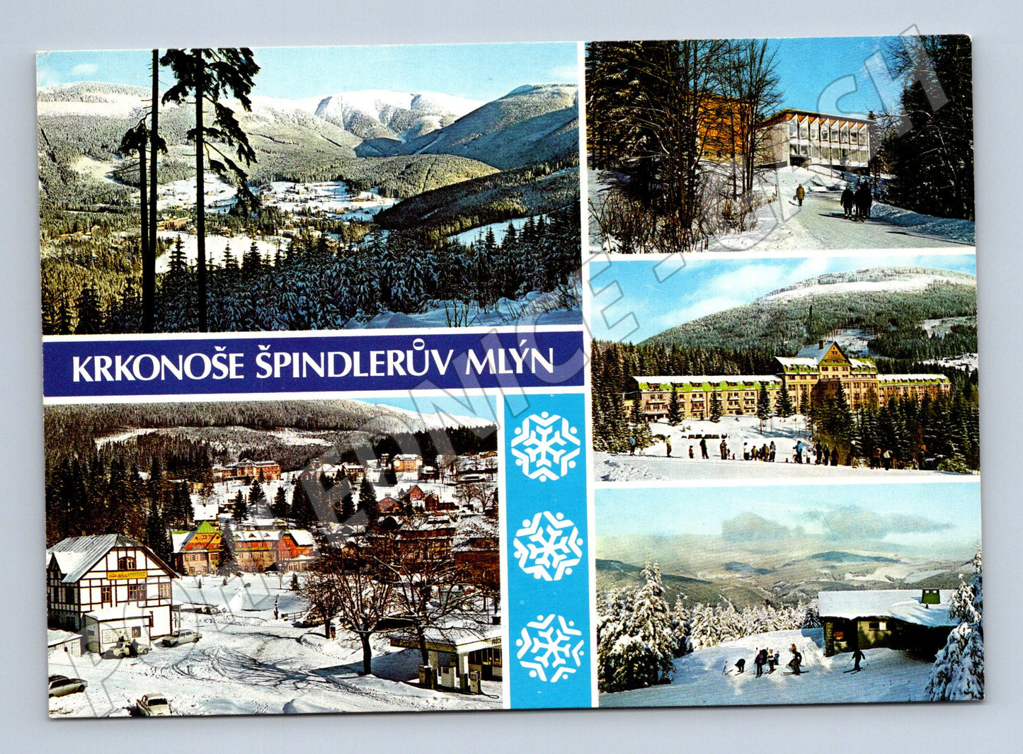 Pohlednice Krkonoš Špindlerův Mlýn – zimní (M10540)